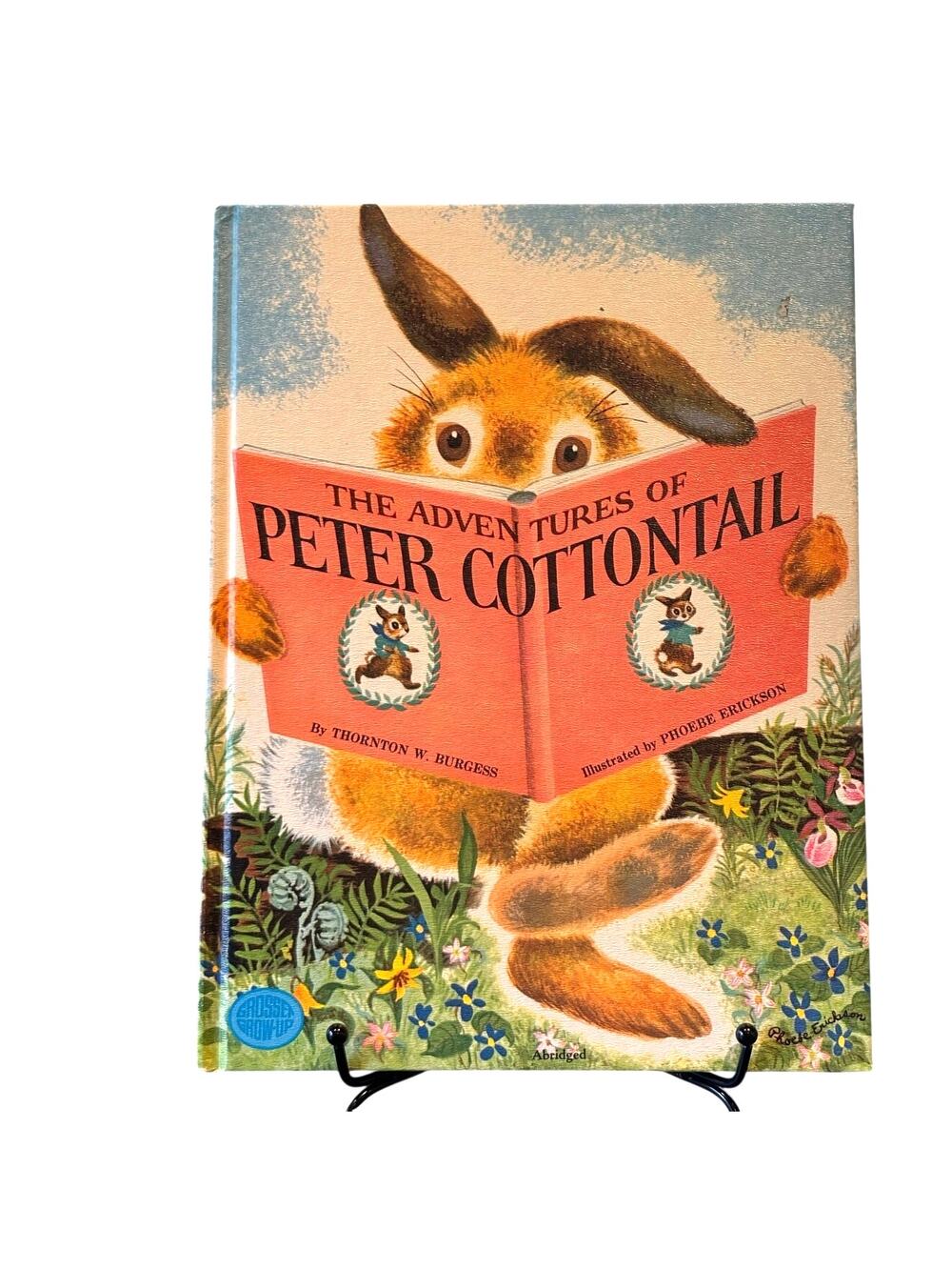 VTG 1971 Peter Cottontail Book by TW Burgess, Illustrations by P. Erickson, HC